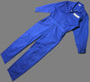 Blue jumpsuit on a white background