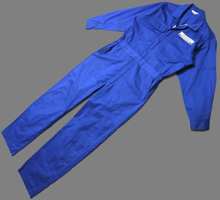 Blue jumpsuit on a white background