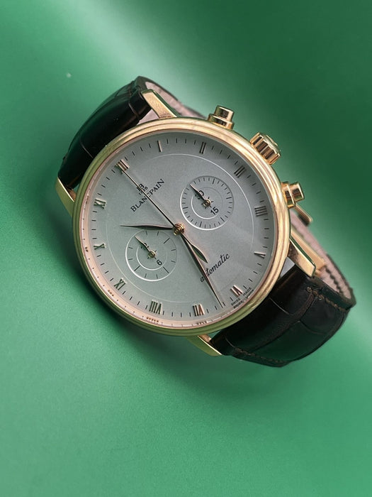 Blancpain Villeret Chronograph Rose Gold w/ Box