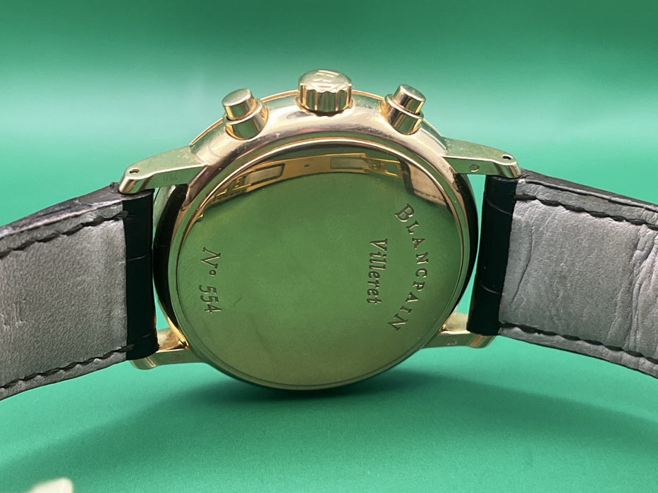 Blancpain Villeret Chronograph Rose Gold w/ Box