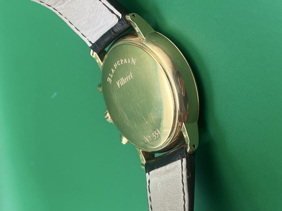 Blancpain Villeret Chronograph Rose Gold w/ Box