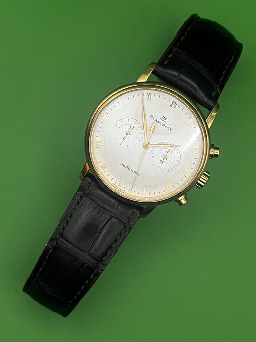 Blancpain Villeret Chronograph Rose Gold w/ Box