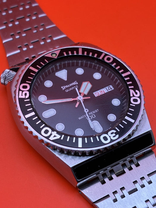 Rare ‘Spalding’ by Citizen Vintage Dive Watch circa 1980’s