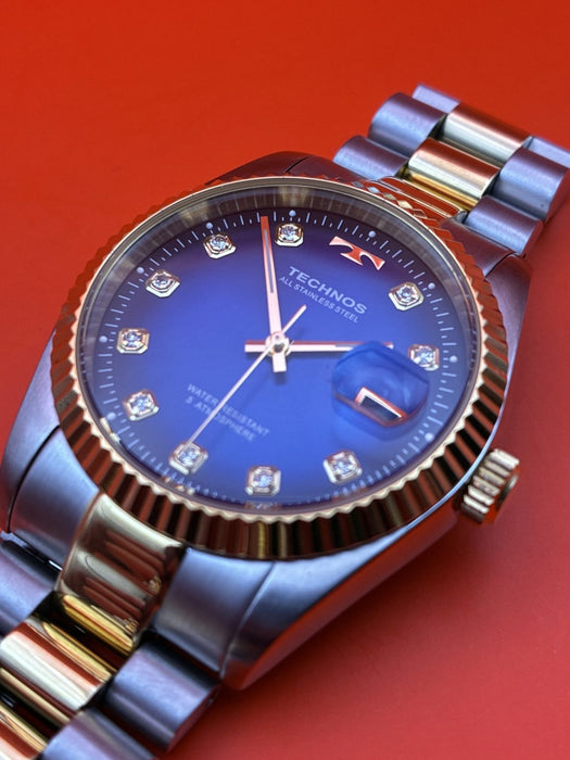 Technos T9604 ‘Datejust’ 36mm w/ box and papers