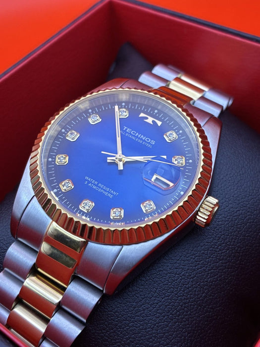 Technos T9604 ‘Datejust’ 36mm w/ box and papers