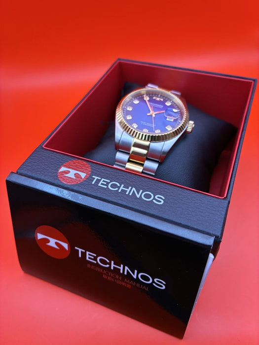 Technos T9604 ‘Datejust’ 36mm w/ box and papers