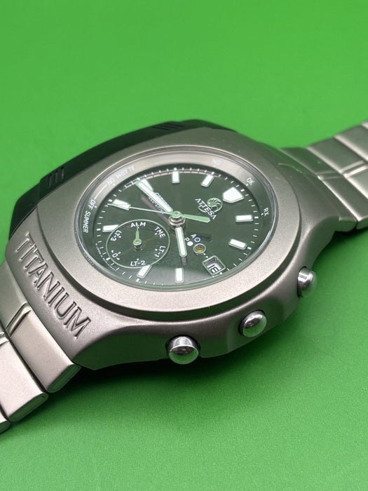 JDM Neovintage Citizen Atessa Eco-Drive Titanium Wristwatch