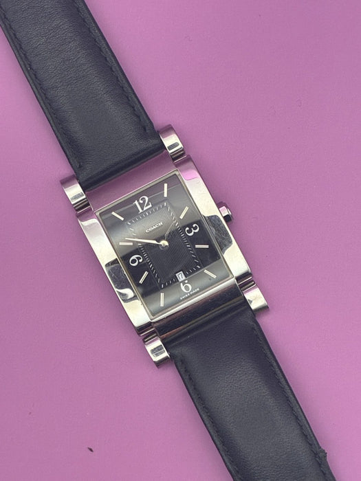 Swiss Made Coach Wristwatch in Tank style w/ B&P