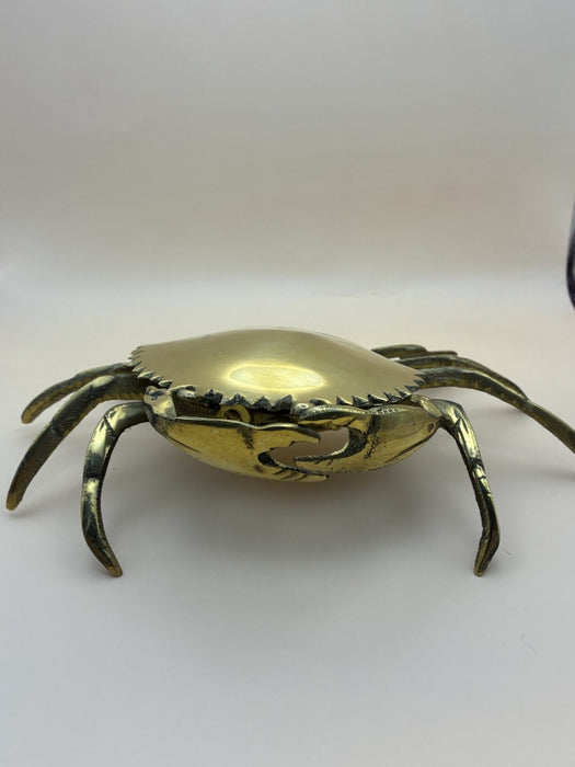 Handmade Crab Ashtray Cast in Brass