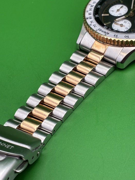 Guionnet Flighttimer Chronograph SS/RG Plated with box