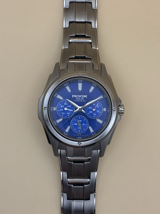 Seiko JDM ROOX Titanium Solar Calendar Wristwatch