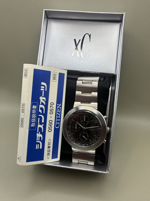 CITIZEN JDM Chronograph w/ Box and Papers 0560-H28054