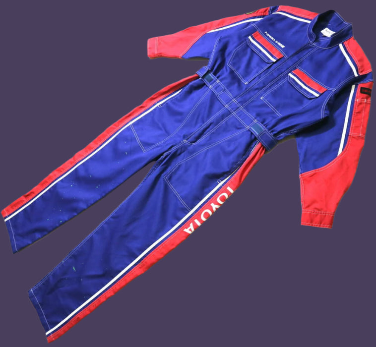 ◆TOYOTA Toyota Techno staff coveralls◆ Size L (for heights up to 178 cm) Spring, autumn, winter